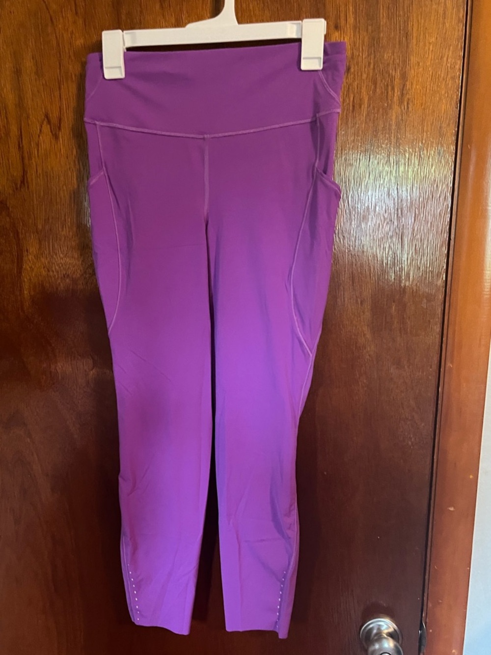lululemon athletica Bright Purple High-Rise Leggings 7/8 length